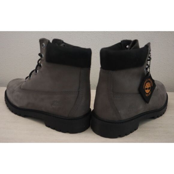 Timberland 0A64B9-033 Men's Sz 5.5M Med. Gray Nubuck Premium 6" Waterproof Boots - Picture 10 of 13